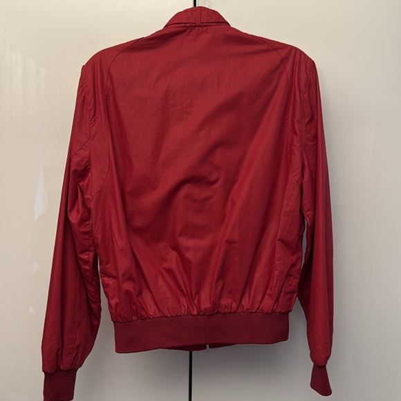 Vintage Porsha by Winer red burgundy flight bomber jacket size 38 - Picture 3 of 8